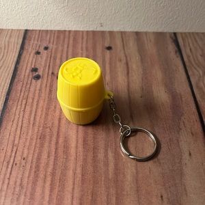 Vintage Monkey Barrel Keychain